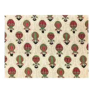 Lee Jofa Indianola Weave Pink Green Beige Hot Air Balloon Upholstery Drapery Fabric