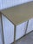 Metal New Rectangullar Gilted Iron Console Table with Metal Top For Sale - Image 7 of 18