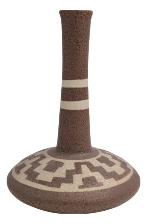Ceramic Floor Vase with Geometric Pattern by Gmundner Austria, 1970s