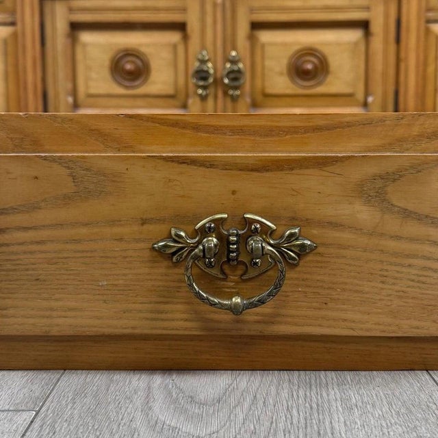 19th Century English Oak Dressing Chest by T. Simpson & Sons For Sale - Image 12 of 14