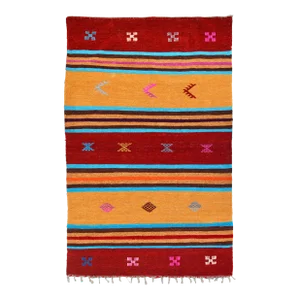 Late 20th Century Vintage Moroccan Rug - 3' X 5'