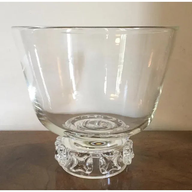 Vintage Crystal Centerpiece Vase For Sale In New York - Image 6 of 7