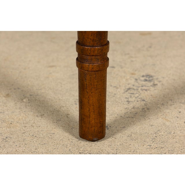1940s French Provincial Walnut & Cane Dining Chairs, Set of 6 For Sale - Image 10 of 18