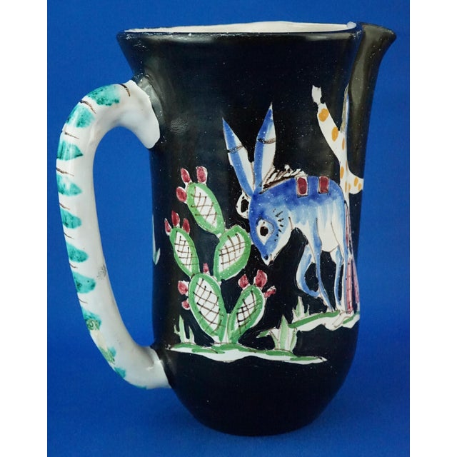 20th Century Ceramic Jug by the Cas Vietri Factory, Italy, 1960s For Sale - Image 6 of 18