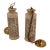 Mid 20th Century White Pierced Ceramic Pendant Lights With Brass Hardware - a Pair For Sale