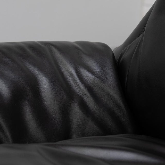 Set of P60 Chair and Ottoman by Vittorio Introini for Saporiti Italia, 1970s For Sale - Image 15 of 18