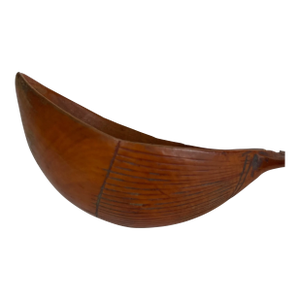 A Persian Qajar Hand Carved Wooden Sherbet Spoon. Iran, Circa 1880
