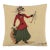 Lady Fenella Fox Cushion With Feather Filler - 33x33cm (13"x13") For Sale