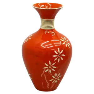 Mid-Century Hand Glazed Ceramic Vase, 1950s