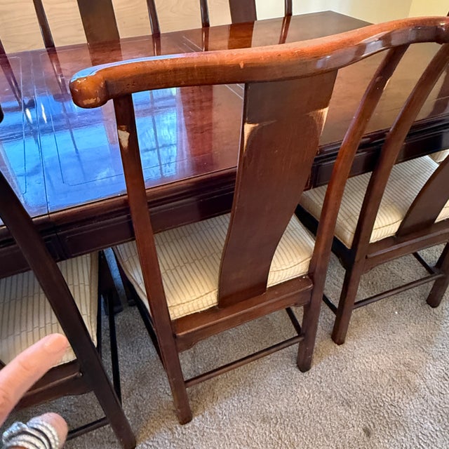 Vintage American of Martinsville Dining Table & 10 Chairs For Sale In Washington DC - Image 6 of 17