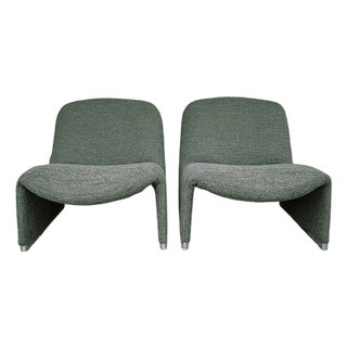 Alky Lounge Chairs by Giancarlo Piretti for Castelli, 1970s, Set of 2 For Sale