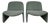Alky Lounge Chairs by Giancarlo Piretti for Castelli, 1970s, Set of 2 For Sale