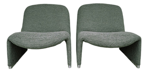 Alky Lounge Chairs by Giancarlo Piretti for Castelli, 1970s, Set of 2
