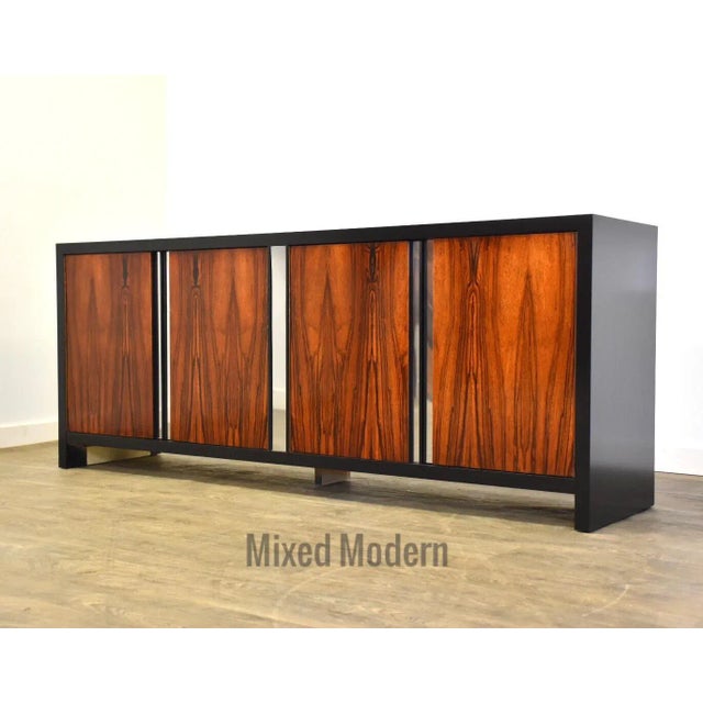 1970s Rosewood and Chrome Dresser For Sale - Image 12 of 12