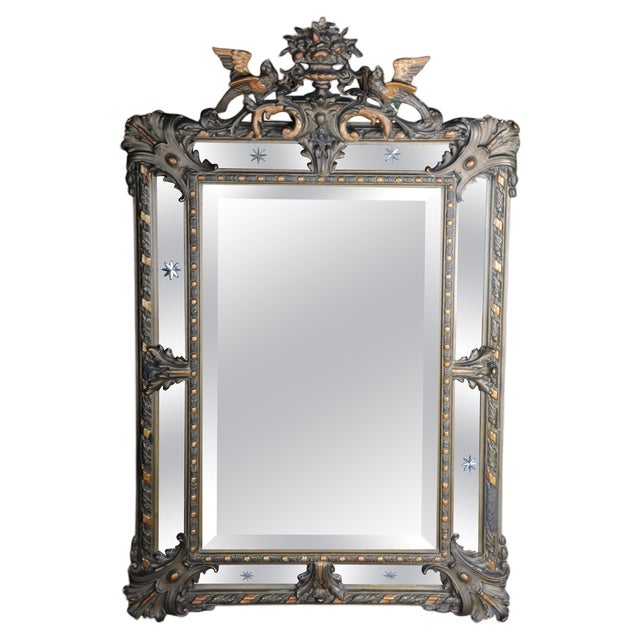 Historicism Gilt Wood Mirror, 1870s For Sale