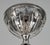 Hettier & Vincent French Art Deco Molded Glass & Nickeled Bronze Chandelier - 1930s For Sale - Image 6 of 15