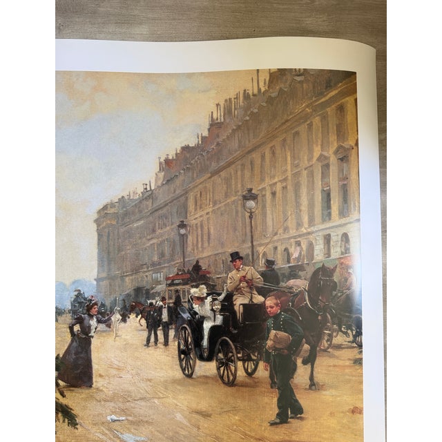 Paper 1990s “Rue Royale” Louis Marie De Schryver Fine Art Print Litho Rosenstiel’s Holland 48”x 34” For Sale - Image 7 of 10