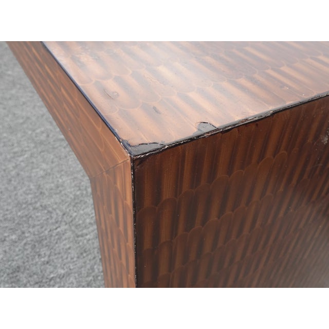 Vintage Mid Century Modern Baker Brown Bench ~ Barbara Barry Collection For Sale - Image 11 of 13