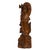 Wood Chinese Carved Guan Yin Statuary, Boxwood, Antique, Circa 1900-1940 For Sale - Image 7 of 11