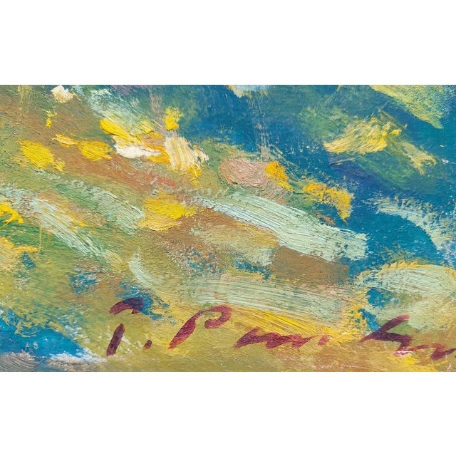 Surroundings in countryside. 1963, cardboard, oil, 45 x 58 cm Landscape painting of Latvia countryside. Gentle and careful...