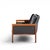 Vatne Møbler Knut Saeter for Vatne Møbler Mid Century Norwegian Rosewood and Leather Sofa For Sale - Image 4 of 9