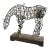Mid Century Iron Horse Sculpture For Sale