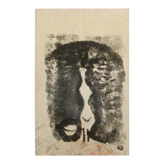 Newton Hayden Stubbing (British, B. 1921- D. 1983) "Untitled" Figurative Abstract Painting For Sale