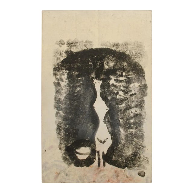 Newton Hayden Stubbing (British, B. 1921- D. 1983) "Untitled" Figurative Abstract Painting For Sale