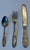 Transitional 1939 Crown Silver Plate Company; ‘Radiance’ Pattern For Sale - Image 3 of 6