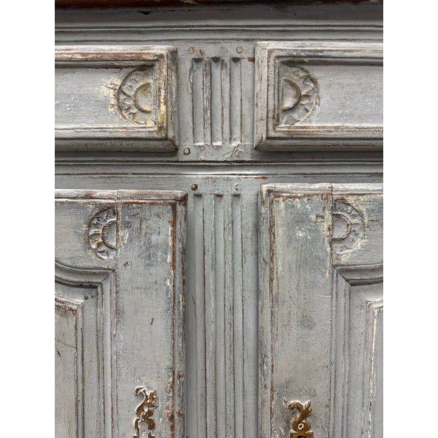 Late 19th Century Late 19th Century Painted French Walnut Sideboard For Sale - Image 5 of 12