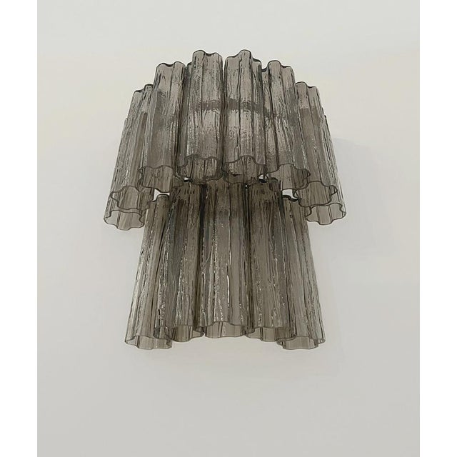 Vintage Murano Glass Tube Wall Sconces, 1990s, Set of 2 For Sale - Image 9 of 16