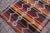 Textile 1960s Tribal Orange Striped Wool Handmade Kilim Rug For Sale - Image 7 of 13