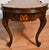 1920s Antique French Louis XV Walnut & Satinwood Inlay Coffee and End Tables Set For Sale - Image 15 of 17