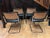Mid-Century Modern Black Leather S32 Cantilever Chairs by Marcel Breuer for Thonet, 1980s, Set of 4 For Sale - Image 3 of 9