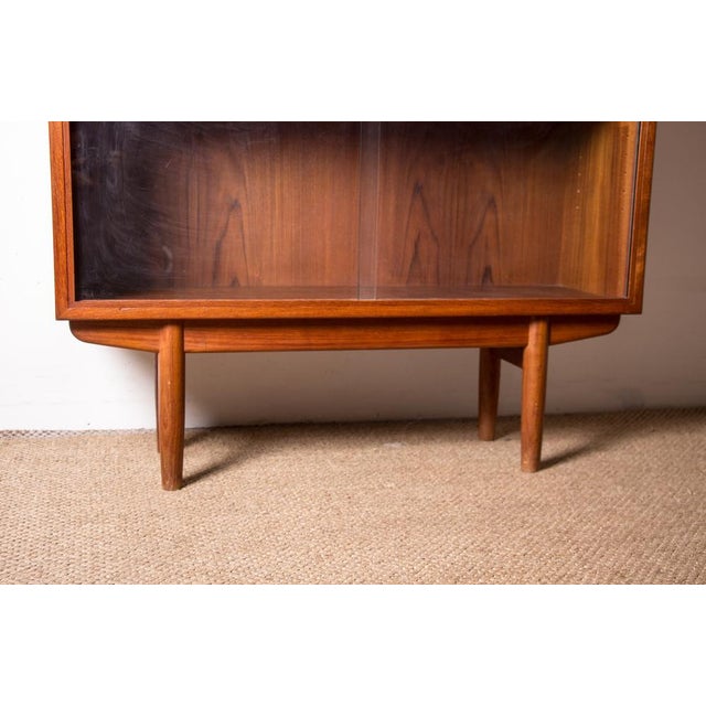 Danish Library Showcase in Teak by Borge Mogensen for Soborg Mobelfabrik, 1960s For Sale - Image 15 of 18