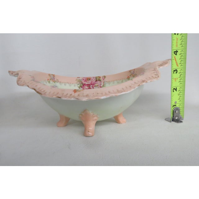 Karl IV Gold Gilt Lime and Pink Candy Bowl Porcelain Made in Austria 4662b For Sale - Image 13 of 16
