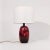 Italian painted ceramic table or table lamp, 1960s. Chinoiserie style, this lamp has a vase-shaped ceramic body painted in...