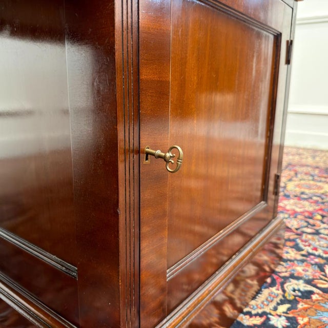 Large English Classic Partner Desk For Sale - Image 14 of 18