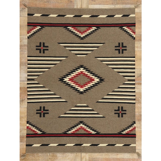 Southwest Modern Ganado Navajo-Style Rug - 05'02 X 07'00 For Sale - Image 9 of 9