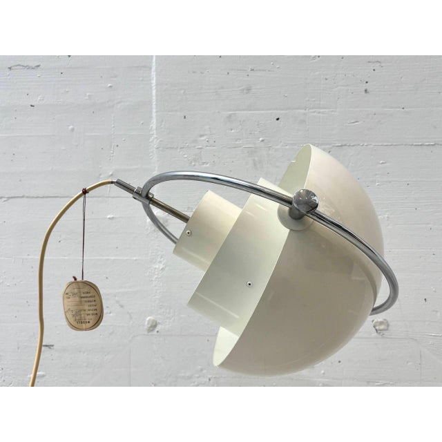 Pendant Lamp with Chrome Ring by Louis Weisdorf for Lyfa, Denmark, 1960s For Sale - Image 14 of 18