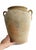 Antique large Spanish terracotta olive oil handled jar or vase, handmade towards the end of the 19th C. or beginning of...