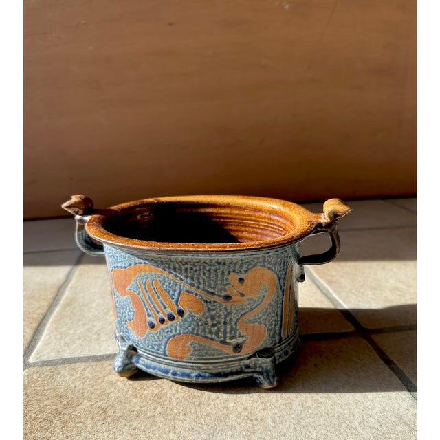 Ceramic Art Jug and Pot by Friedemann Henschel for Töpfergut Panschenhagen, Germany, 1990s, Set of 2 For Sale - Image 9 of 15