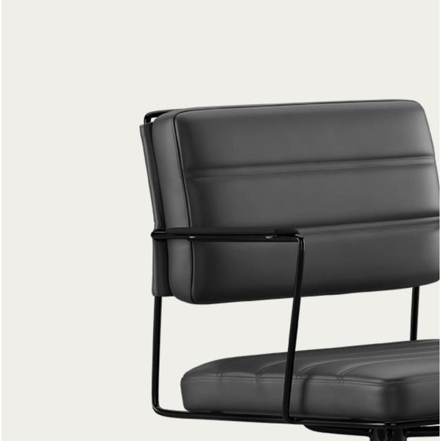 Time Chair in Black by Henrik Tengler for OneCollection For Sale - Image 11 of 14