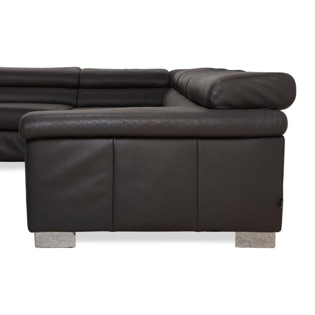 Courage Corner Sofa in Grey Leather from Ewald Schillig For Sale - Image 9 of 11