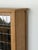 Brown Mid-Century Modern Danish Oak Display Cabinet with Leaded Glass Doors, 1960s For Sale - Image 8 of 14