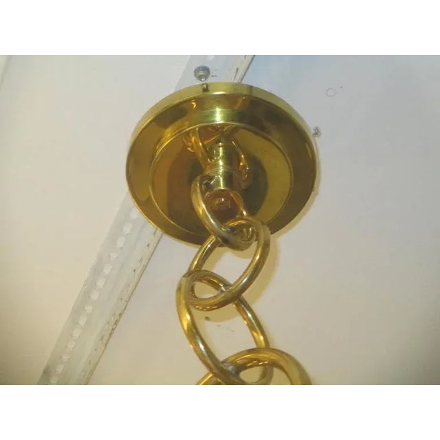 Not Yet Made - Made To Order Bespoke Chain Link and Glass Fixture For Sale - Image 5 of 6