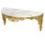Bronze Marble Top Demilune Console Table For Sale - Image 13 of 13