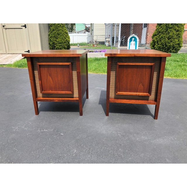 Mid Century Speaker End Tables a Pair Chairish