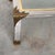Vintage Chrome and Brass Coffee Table with Sculptural Leaf Details, 1970s For Sale - Image 3 of 13