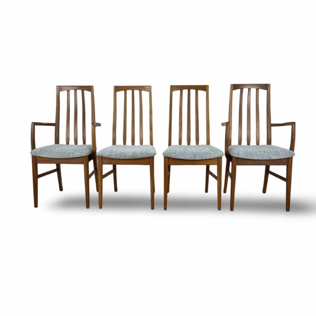 Mid-Century Dining Chairs attributed to William Lawrence for William Lawrence of Nottingham 1960s, Set of 4 For Sale - Image 6 of 6